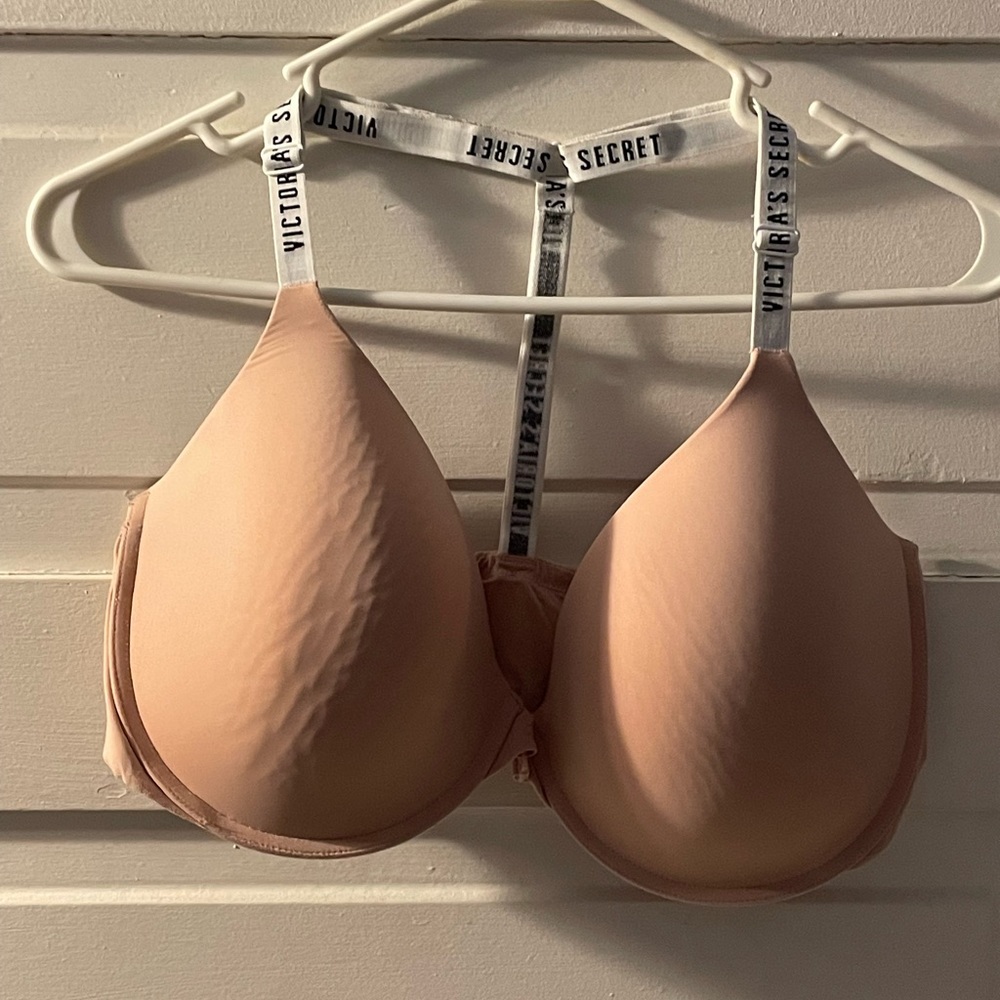 VS light pink 38DDD front snap bra